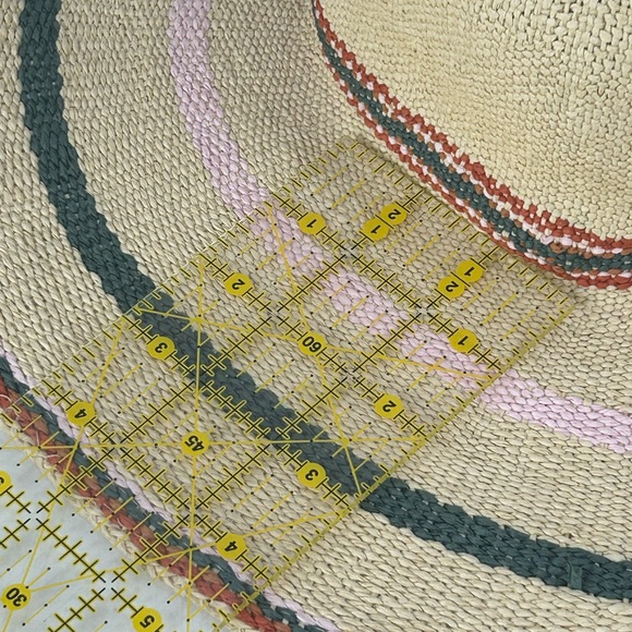 Madewell x Biltmore® Tulum Striped Straw Beach Hat Size Medium / Large - Picture 11 of 12